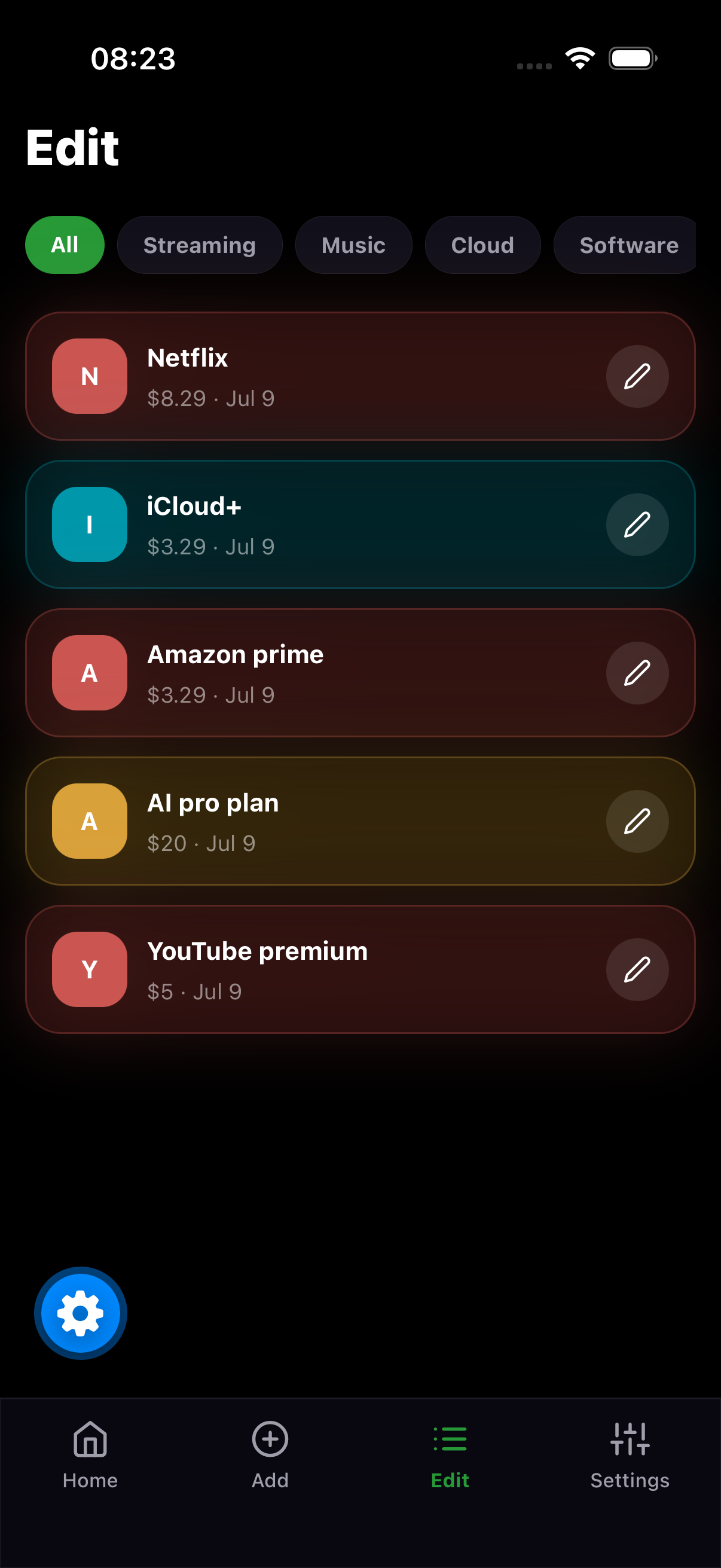 Subscription Manager